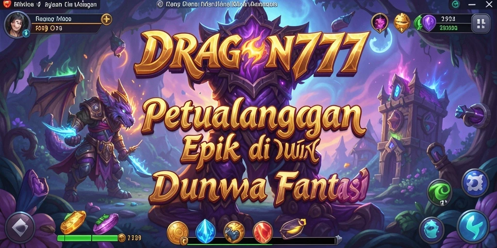 Tampilan gameplay epik dan aksi seru di DRAGON777.