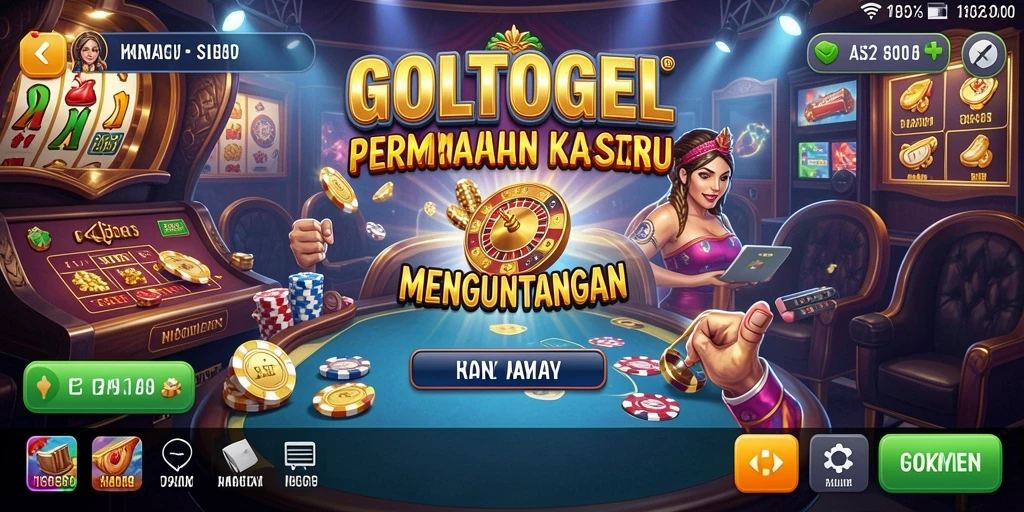 Screenshot gameplay GOLTOGEL yang menampilkan keseruan permainan Kasino.