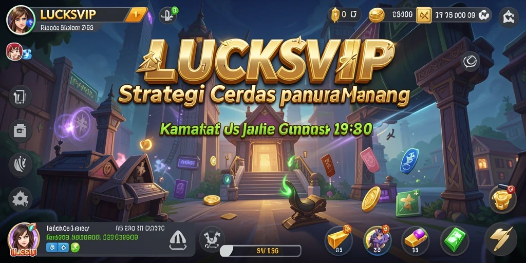 Tampilan menarik gameplay strategi LUCKSVIP.