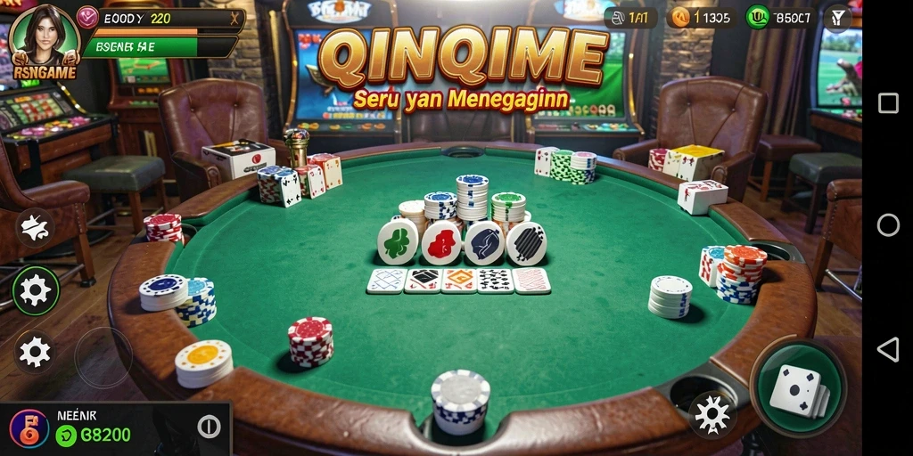 Tampilan gameplay QiuQiu yang menarik di RSNGAME.